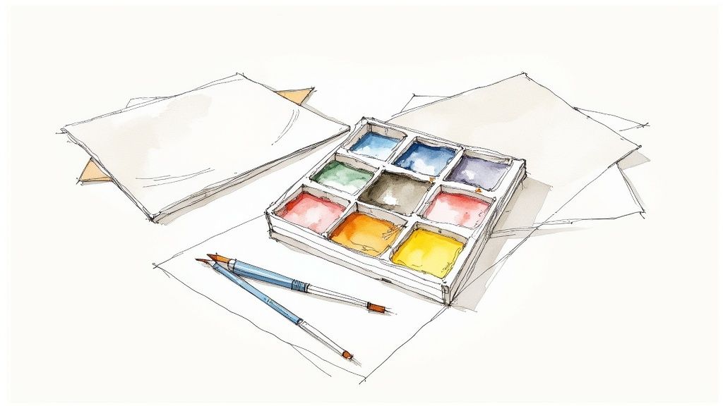 Your First Steps Into the World of Watercolor