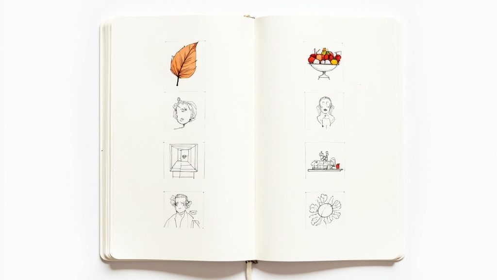8 Diverse Ideas for Sketch Practice in 2025